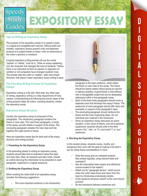 Title details for Expository Essay by Speedy Publishing - Available